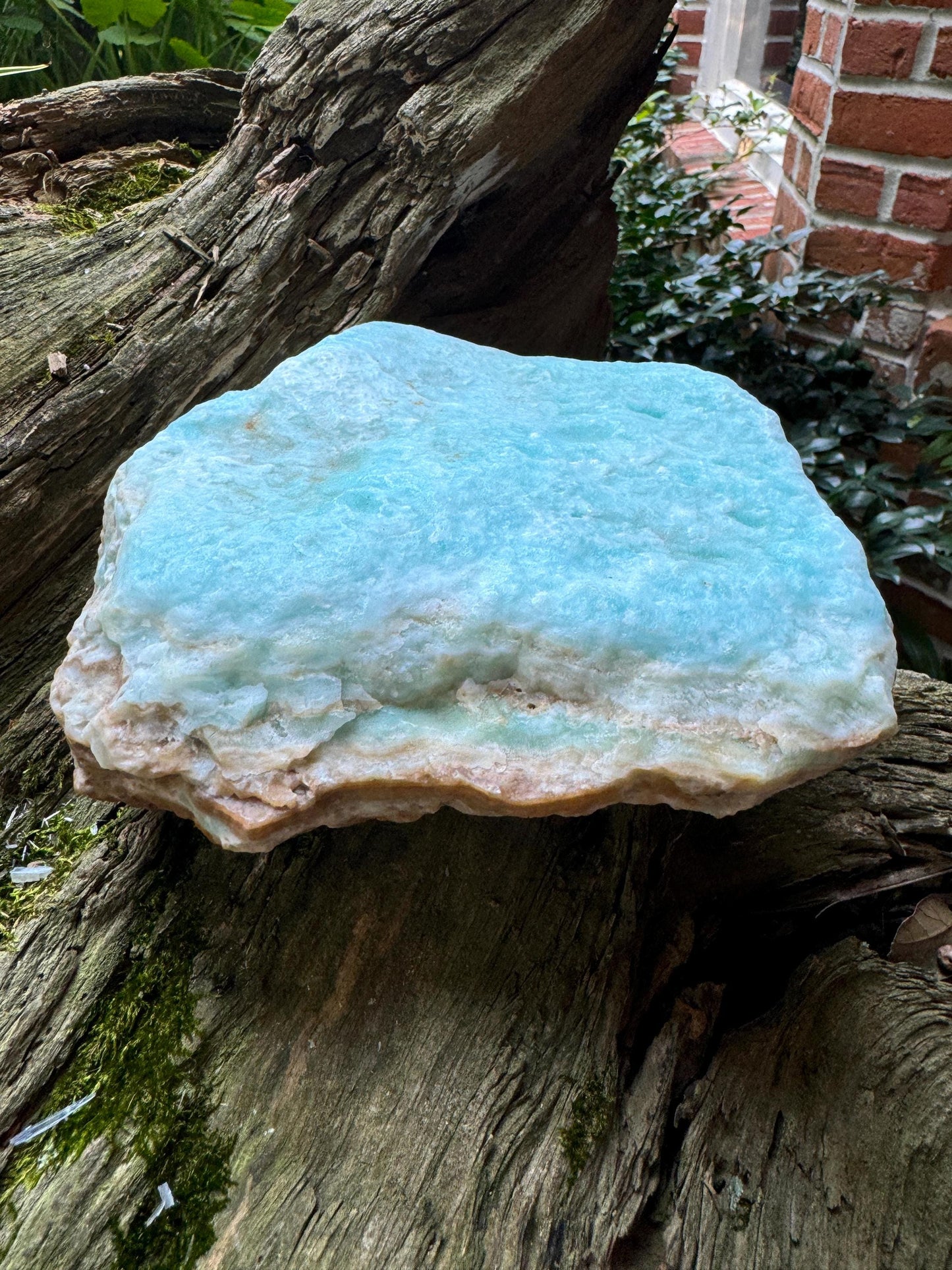 Raw Blue Aragonite Specimen From Afghanistan 177.3g Crystal Mineral