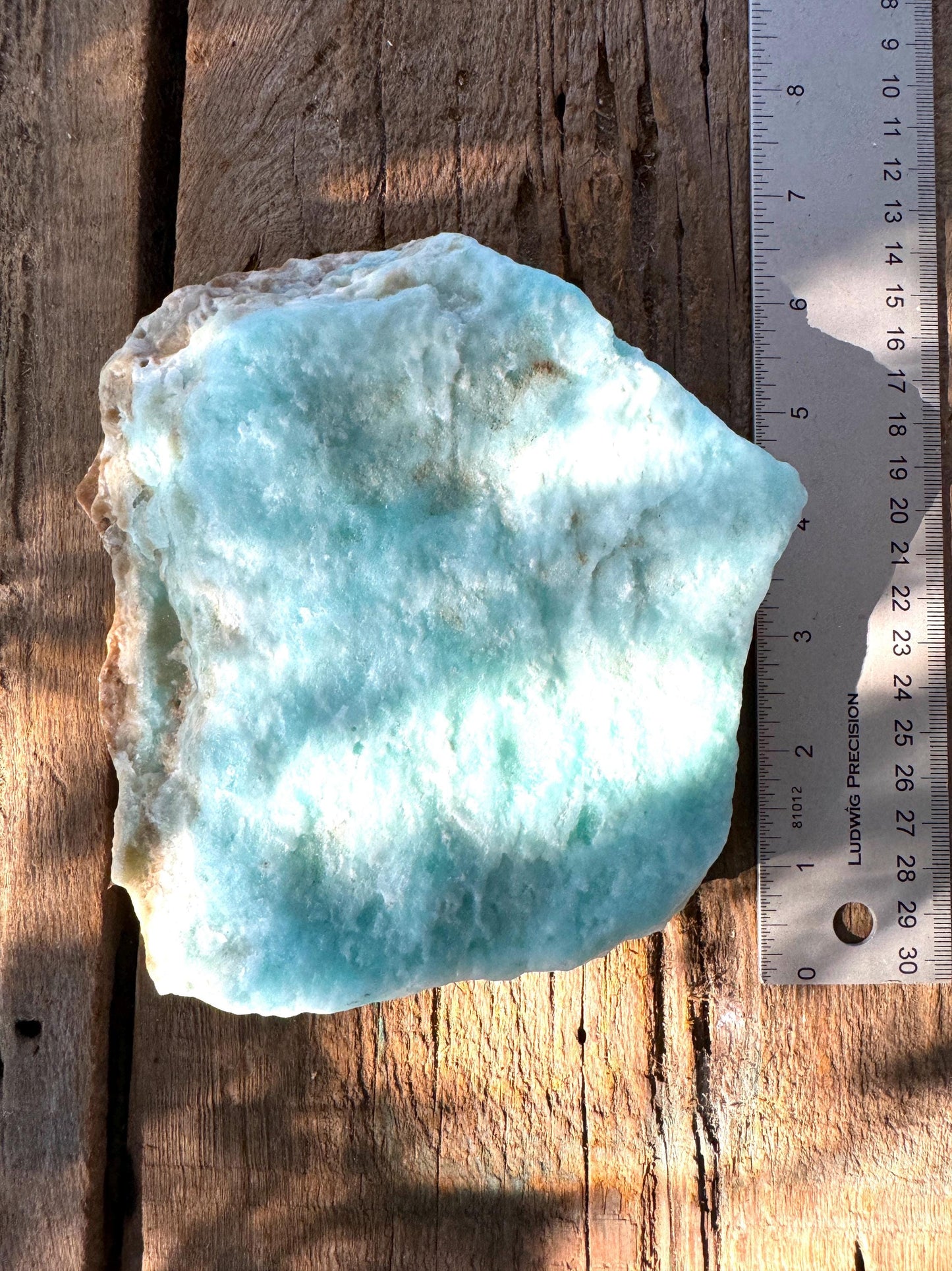 Raw Blue Aragonite Specimen From Afghanistan 177.3g Crystal Mineral