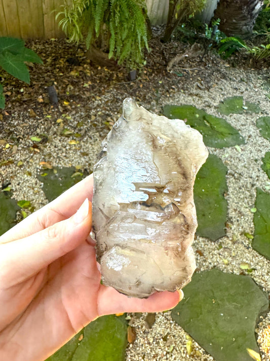 Smokey Elesital Quartz Specimen from Minas Gerais Brazil, 188.9g Mineral Crystal