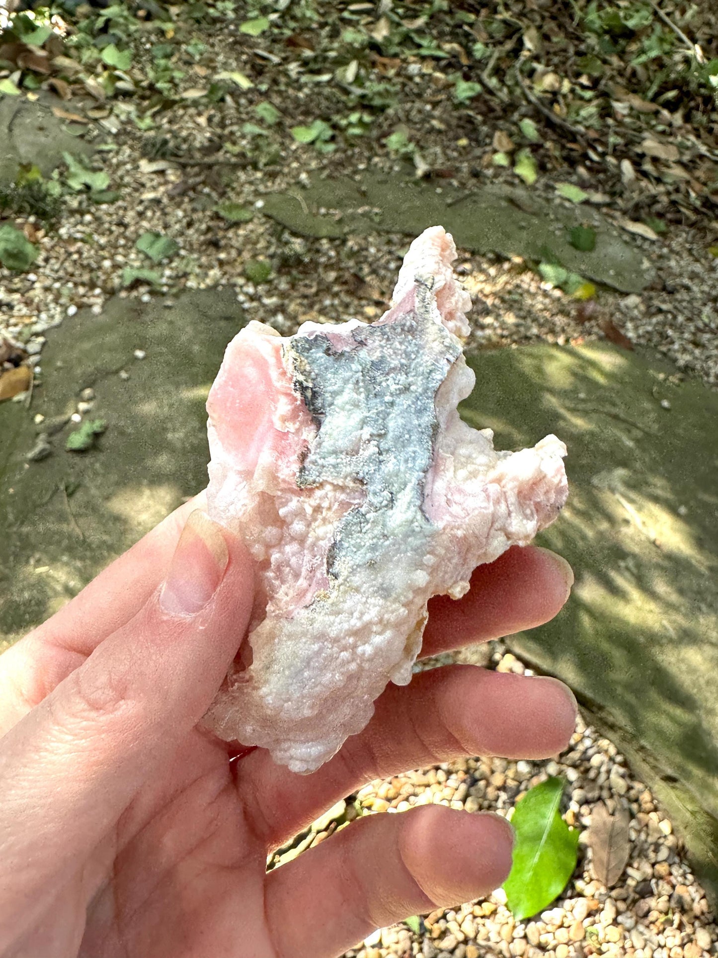 Pink Opal Specimen: Botryoidal Crystal from Ica, Peru 83.2g
