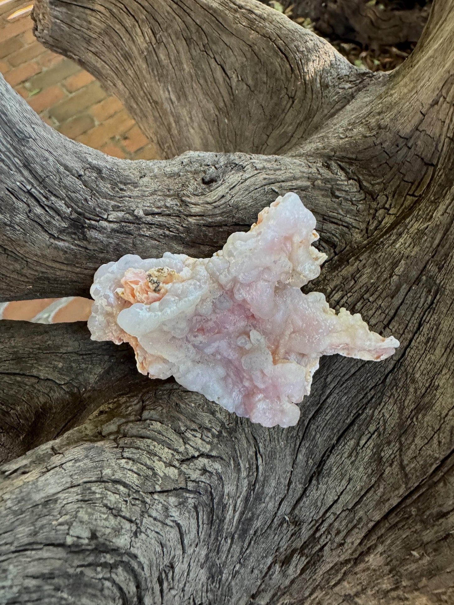 Pink Opal Specimen: Botryoidal Crystal from Ica, Peru 83.2g