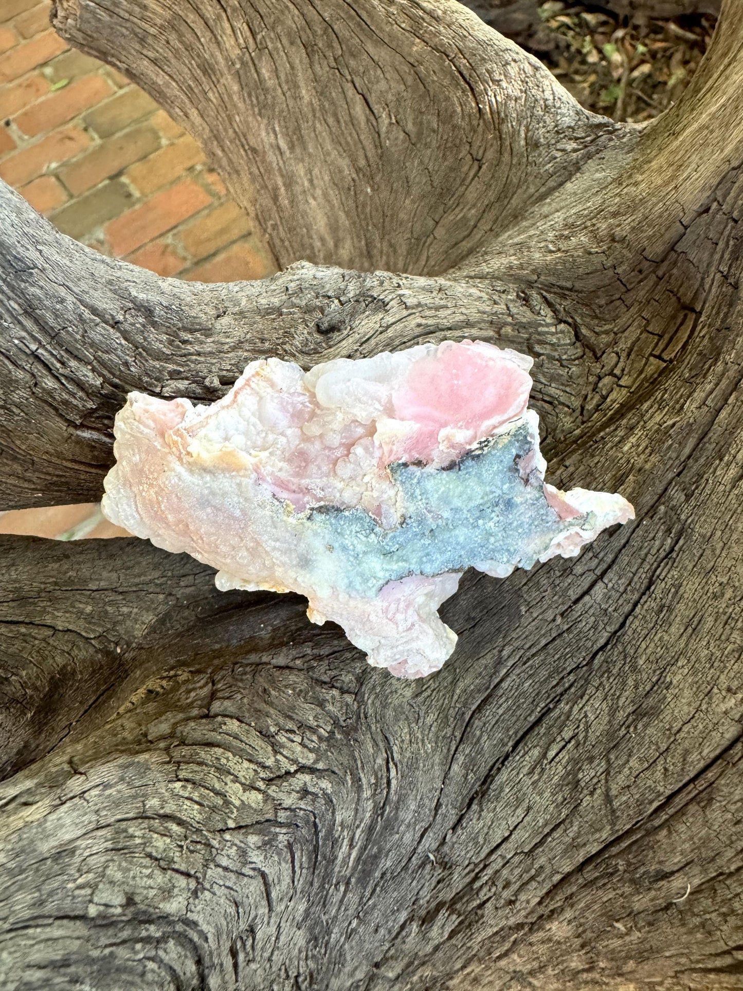 Pink Opal Specimen: Botryoidal Crystal from Ica, Peru 83.2g