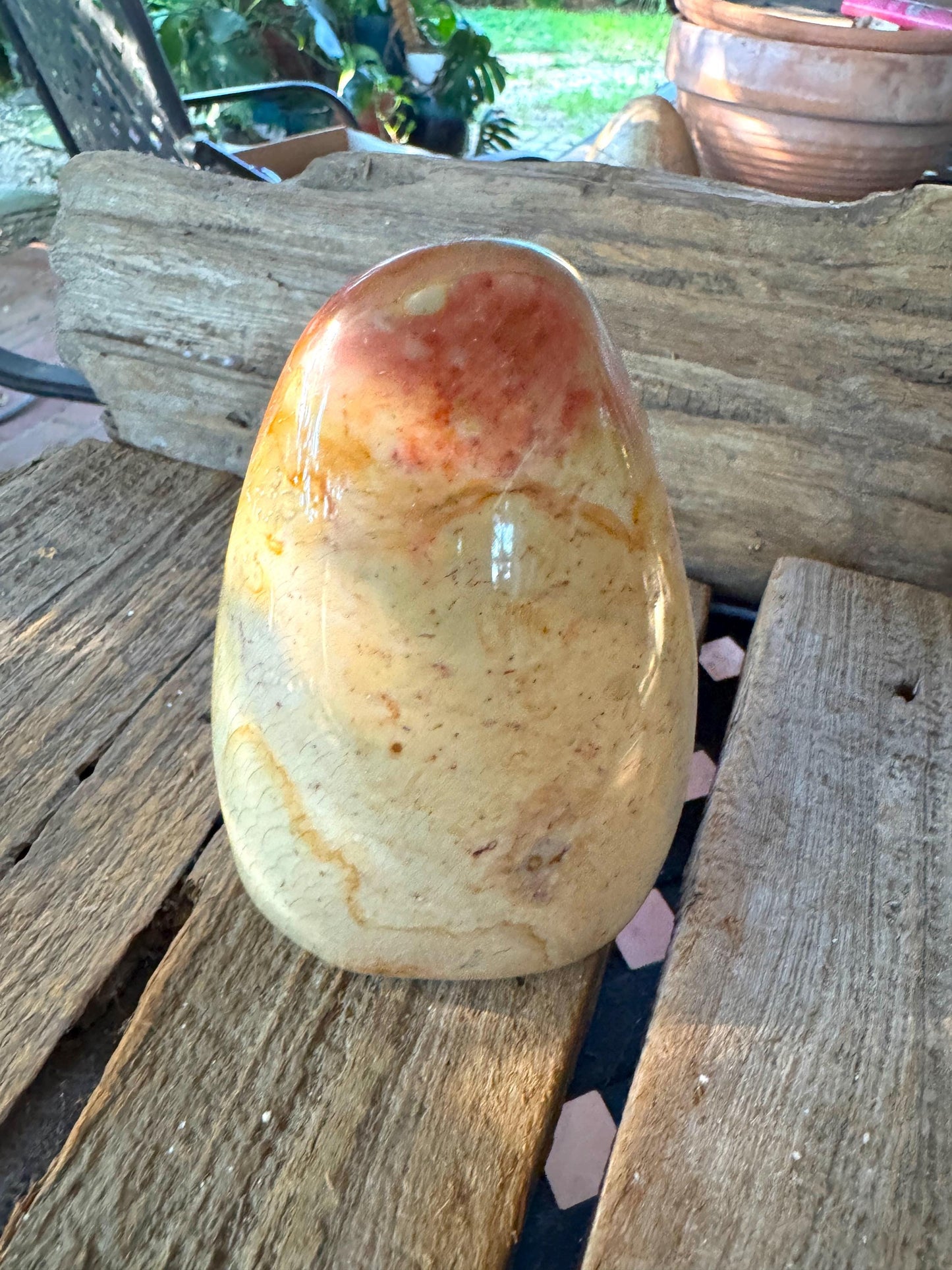 Polychrome Jasper Free Form 734g 1lb 9.9oz Specimen From Madagascar