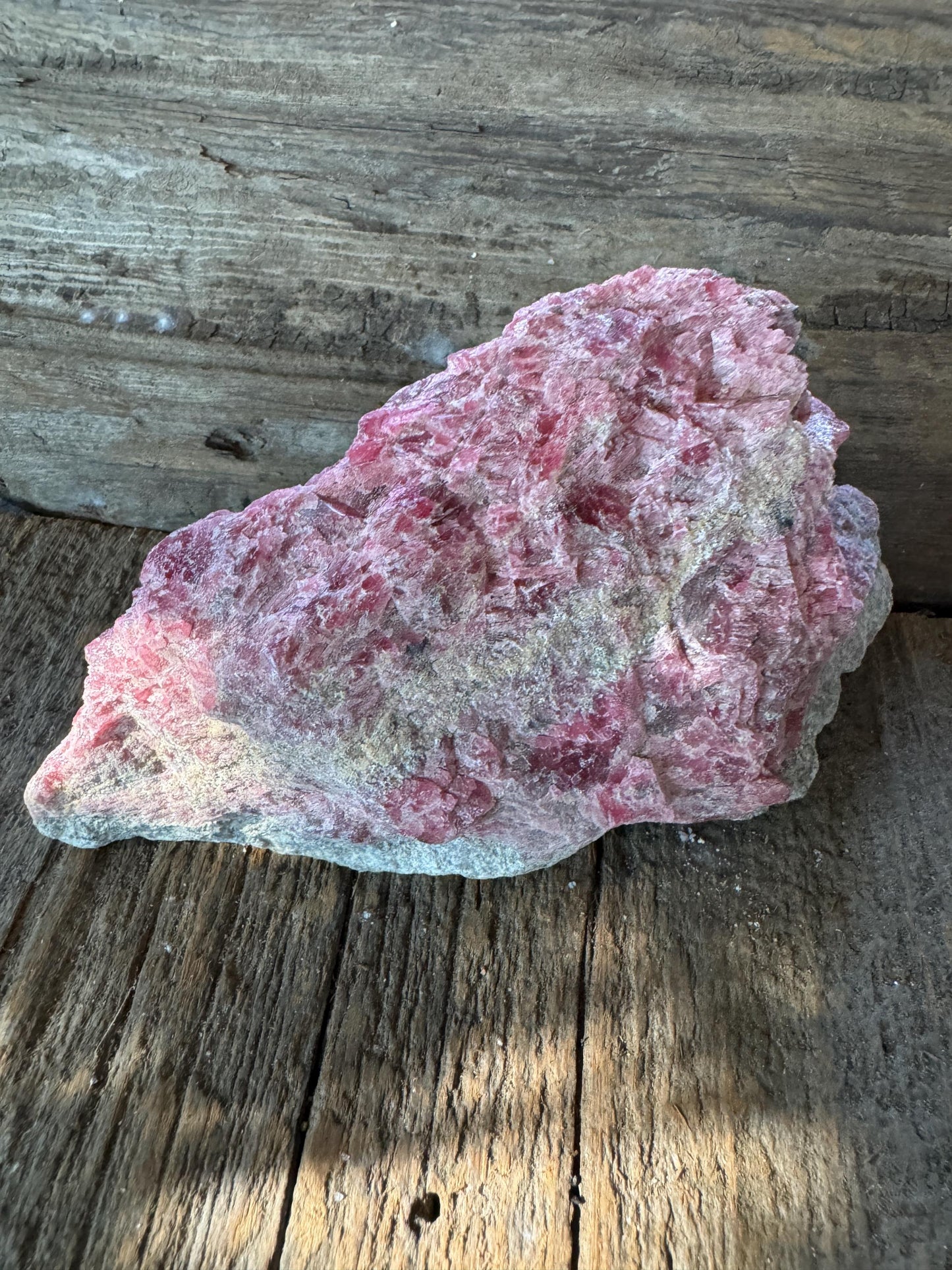 Beautiful Natural Rhodonite Specimen 432g From Minas Gerais Brazil Mineral Crystal