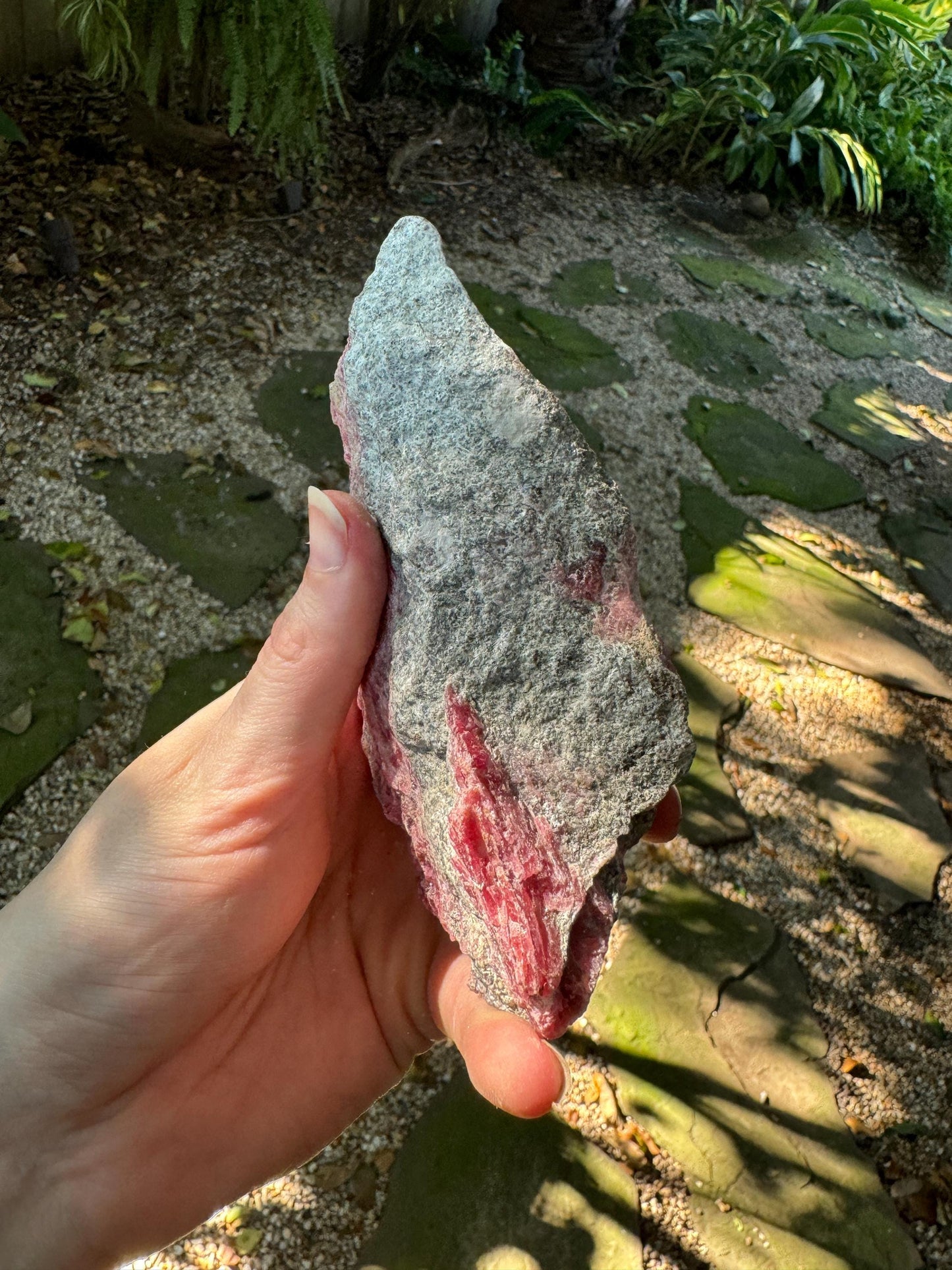 Beautiful Natural Rhodonite Specimen 432g From Minas Gerais Brazil Mineral Crystal