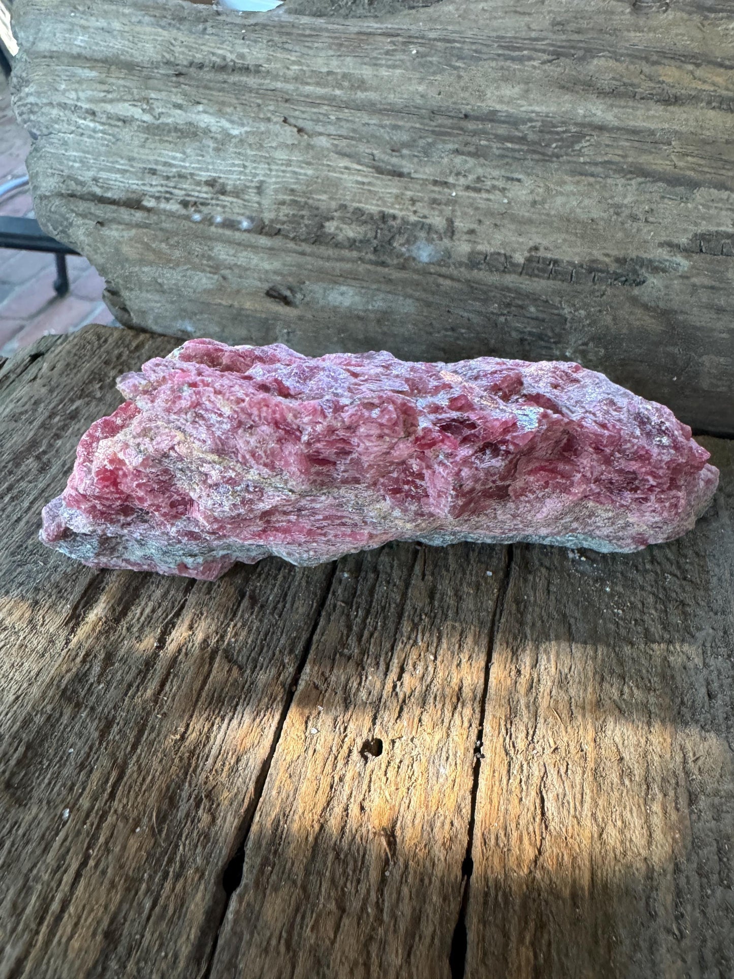 Beautiful Natural Rhodonite Specimen 432g From Minas Gerais Brazil Mineral Crystal