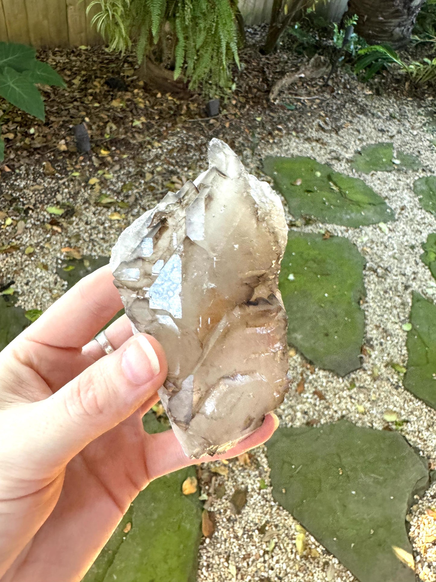 Smokey Elesital Quartz Specimen from Minas Gerais Brazil, 188.9g Mineral Crystal