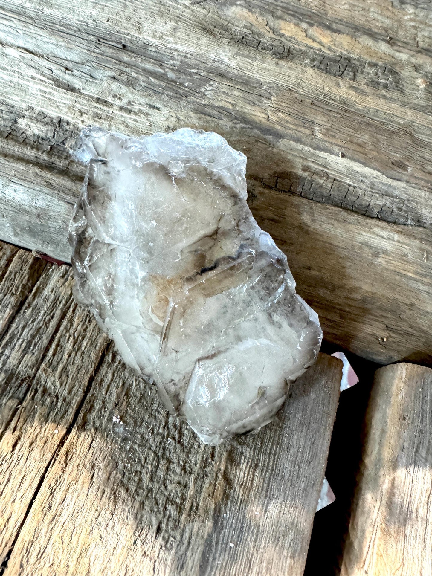 Smokey Elesital Quartz Specimen from Minas Gerais Brazil, 188.9g Mineral Crystal