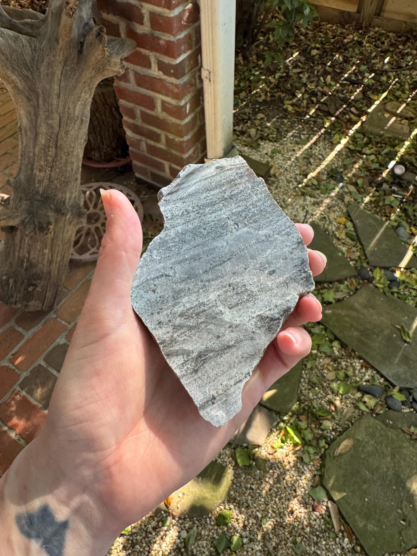 Cobalt and Calcite With Malachite From Zaire, 198.4g Specimen Mineral Crystal