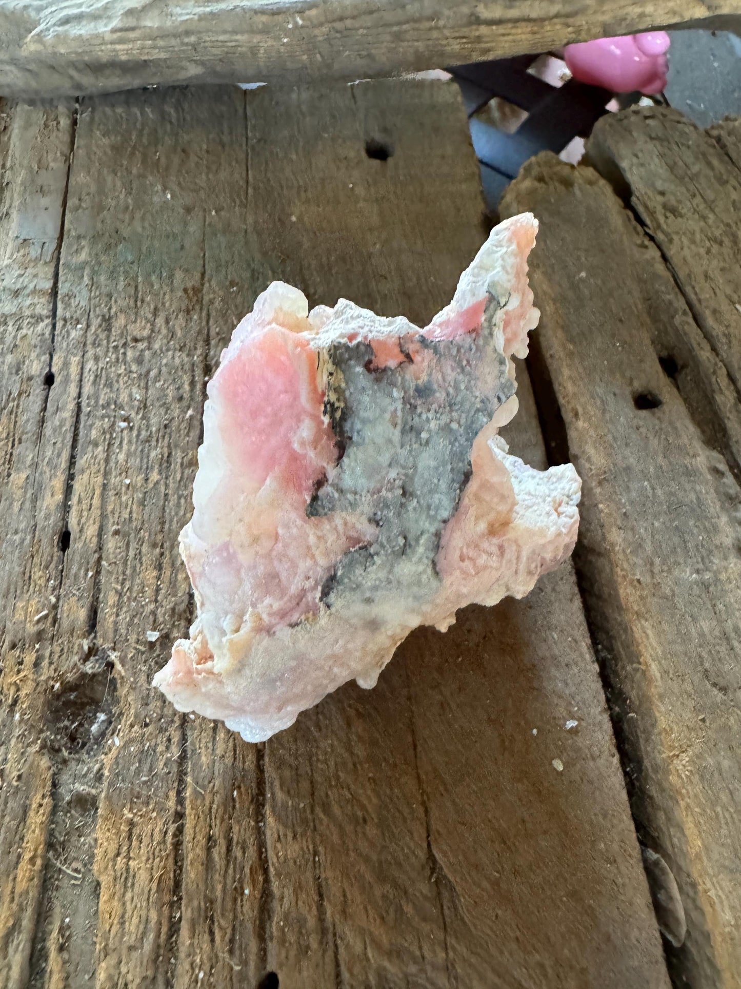 Pink Opal Specimen: Botryoidal Crystal from Ica, Peru 83.2g