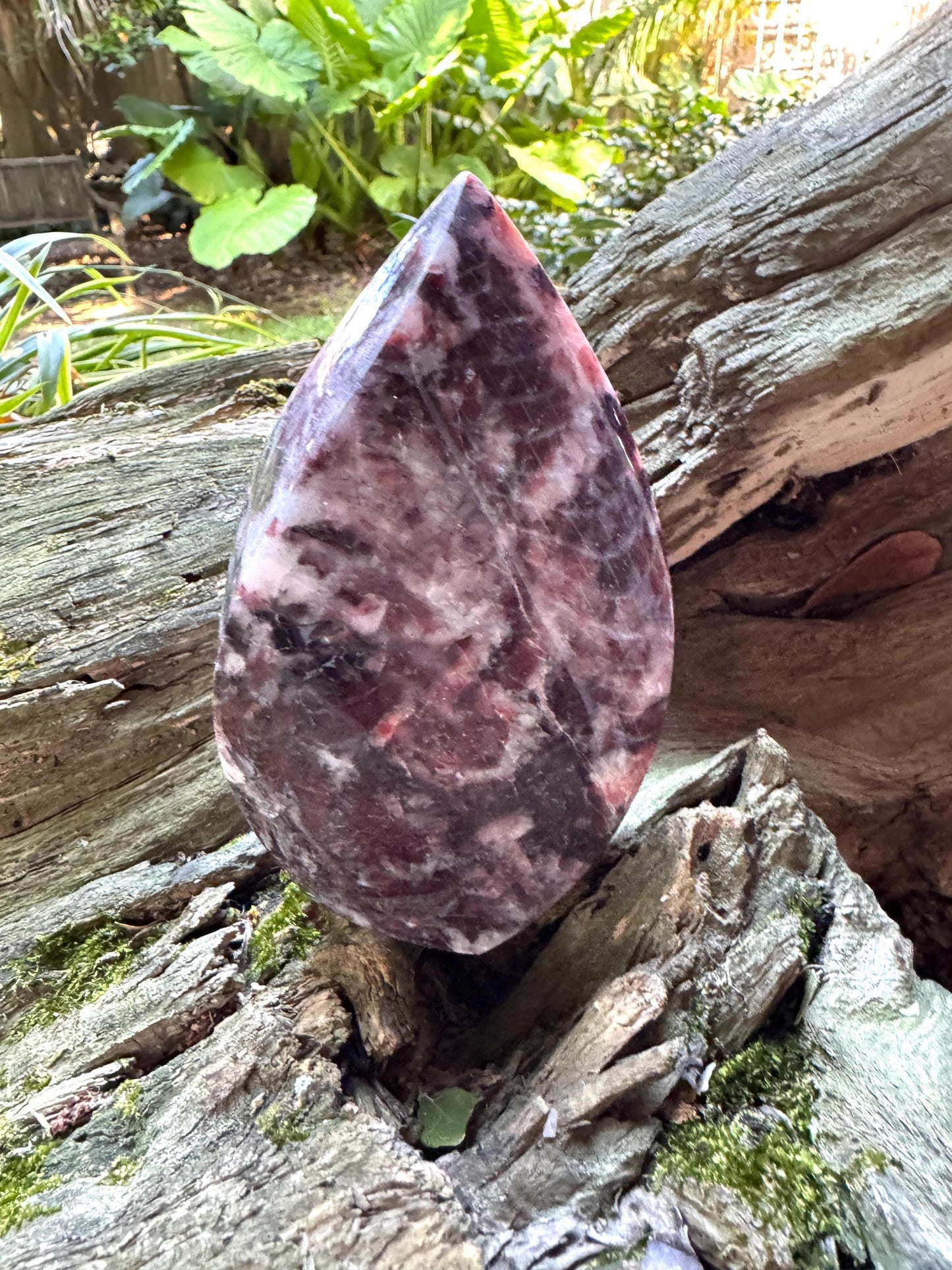 Polished Red Jasper Flame Quartz  522g From Brazil Mineral Specimen