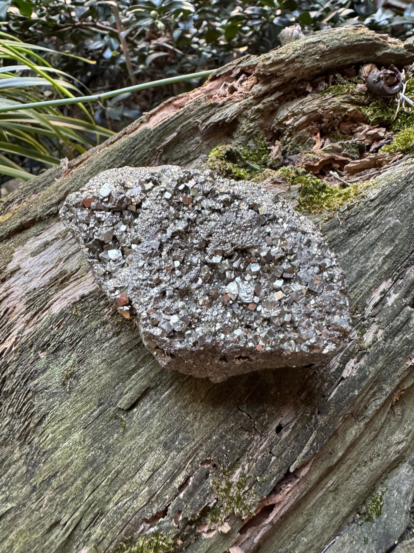 Beautiful Natural Raw Pyrite Crystal Specimen 328g, from Huanzala, Peru Crystals