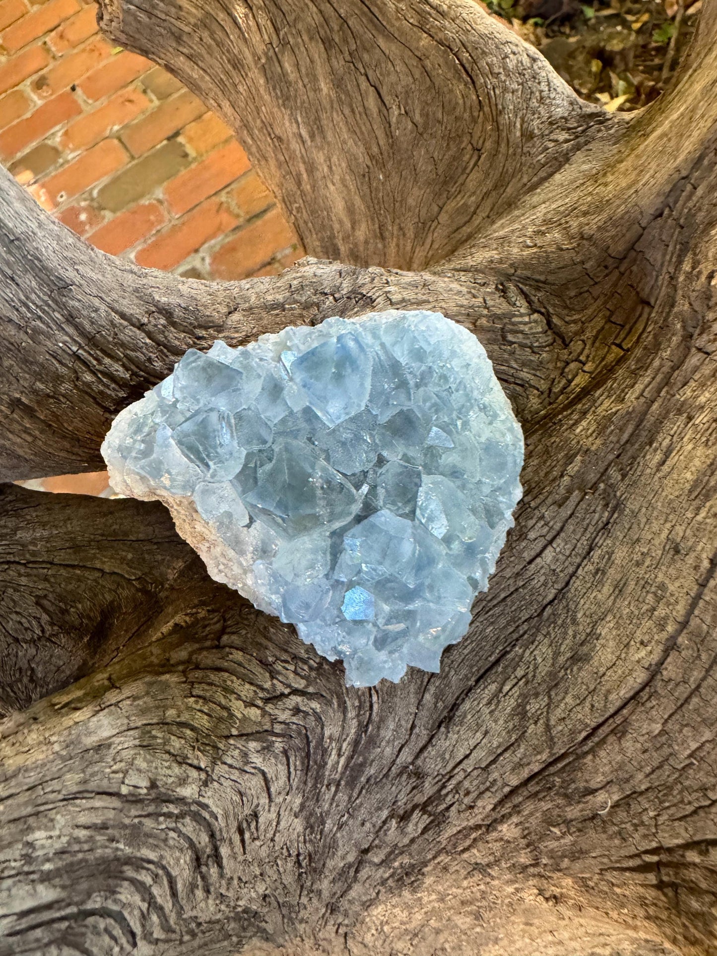Sparkly Blue Celestine/Celestite Geode 340g Specimen, Madagascar