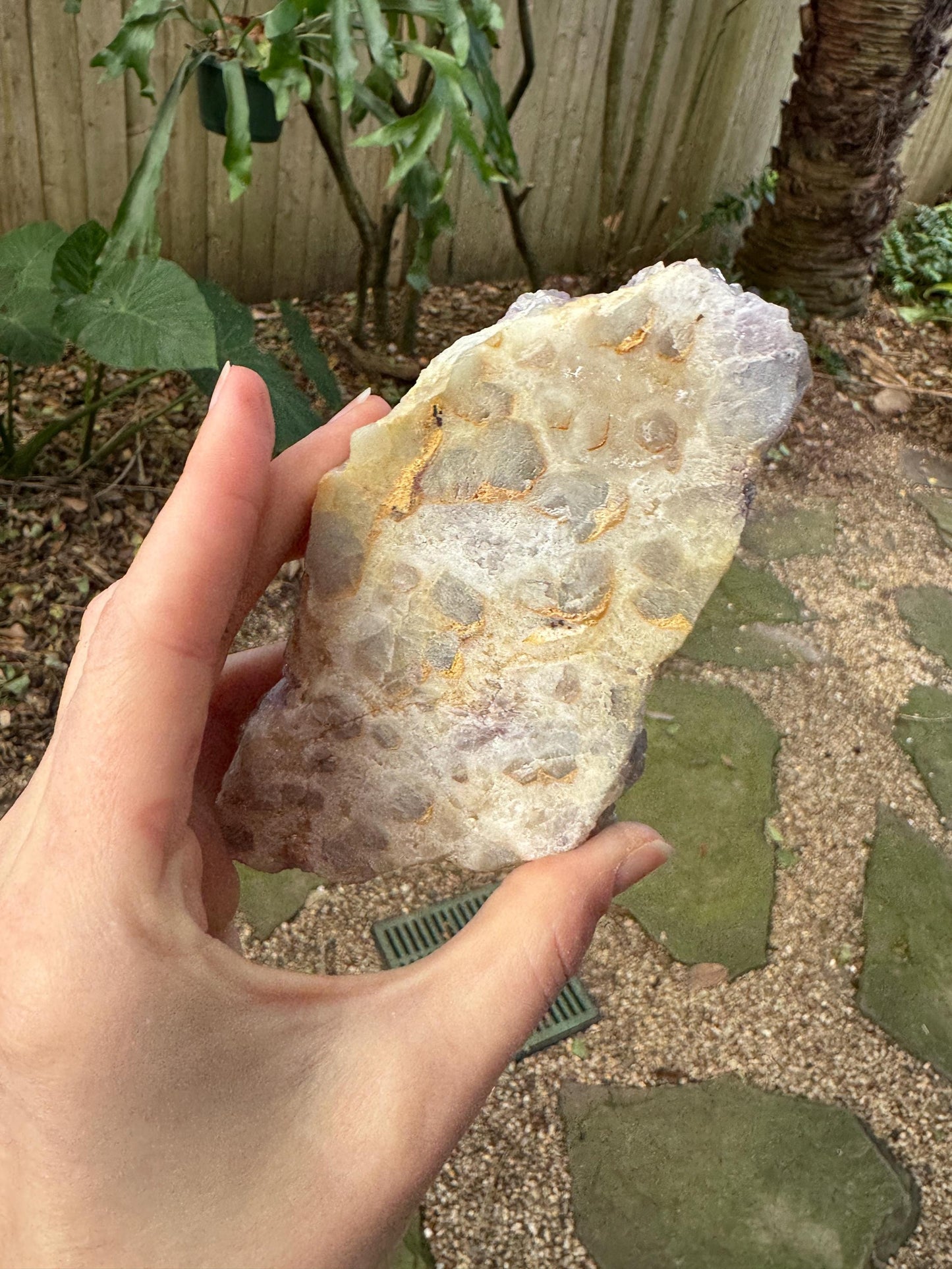 Amethyst Spirit Quartz Point cluster 449g From Mpumalanga South Africa
