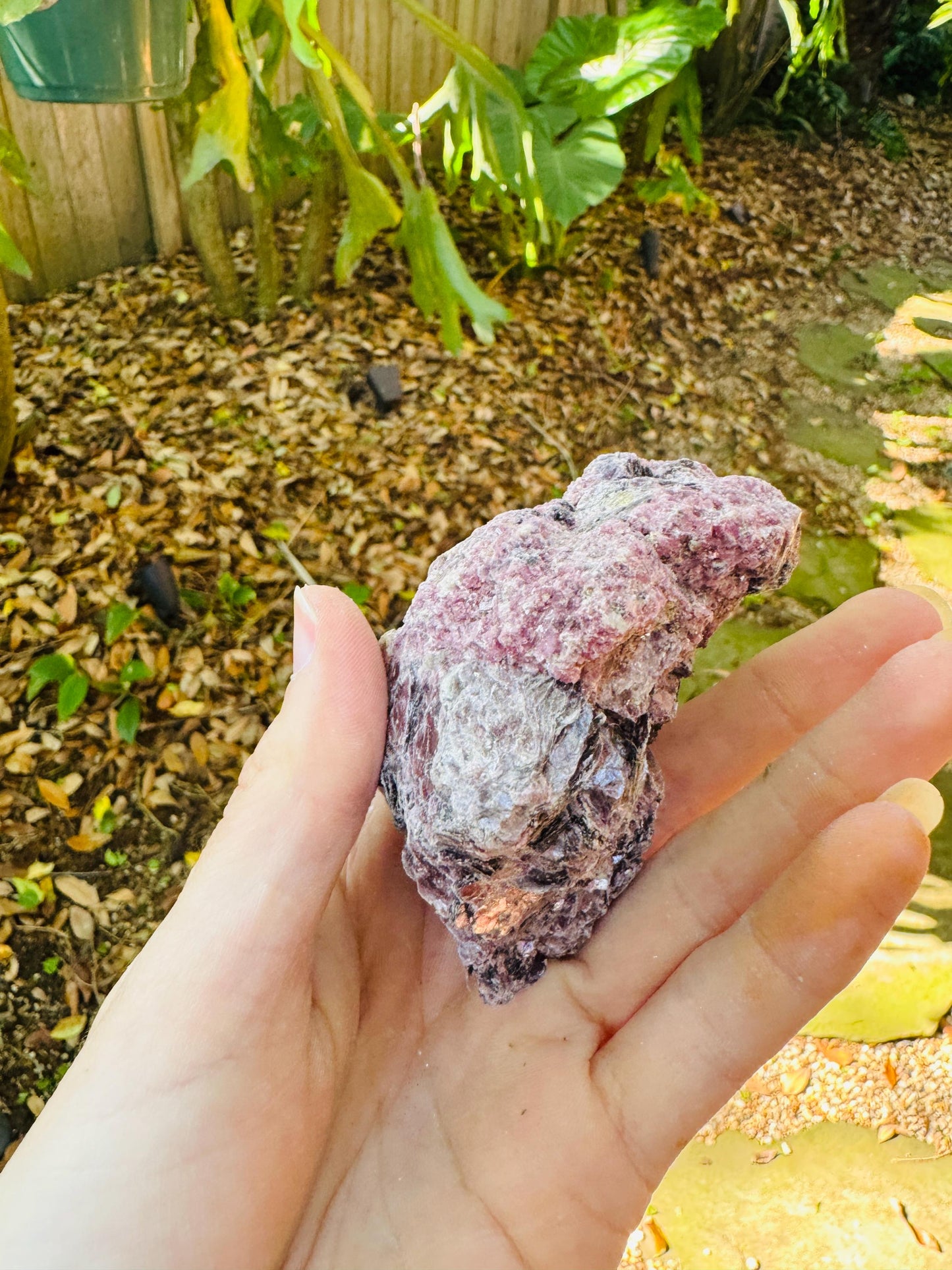 Beautiful Raw Lepidolite Specimen From Brazil 230g Mineral
