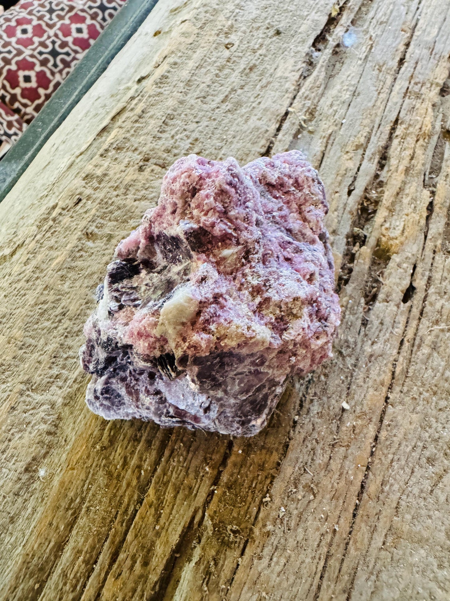 Beautiful Raw Lepidolite Specimen From Brazil 230g Mineral