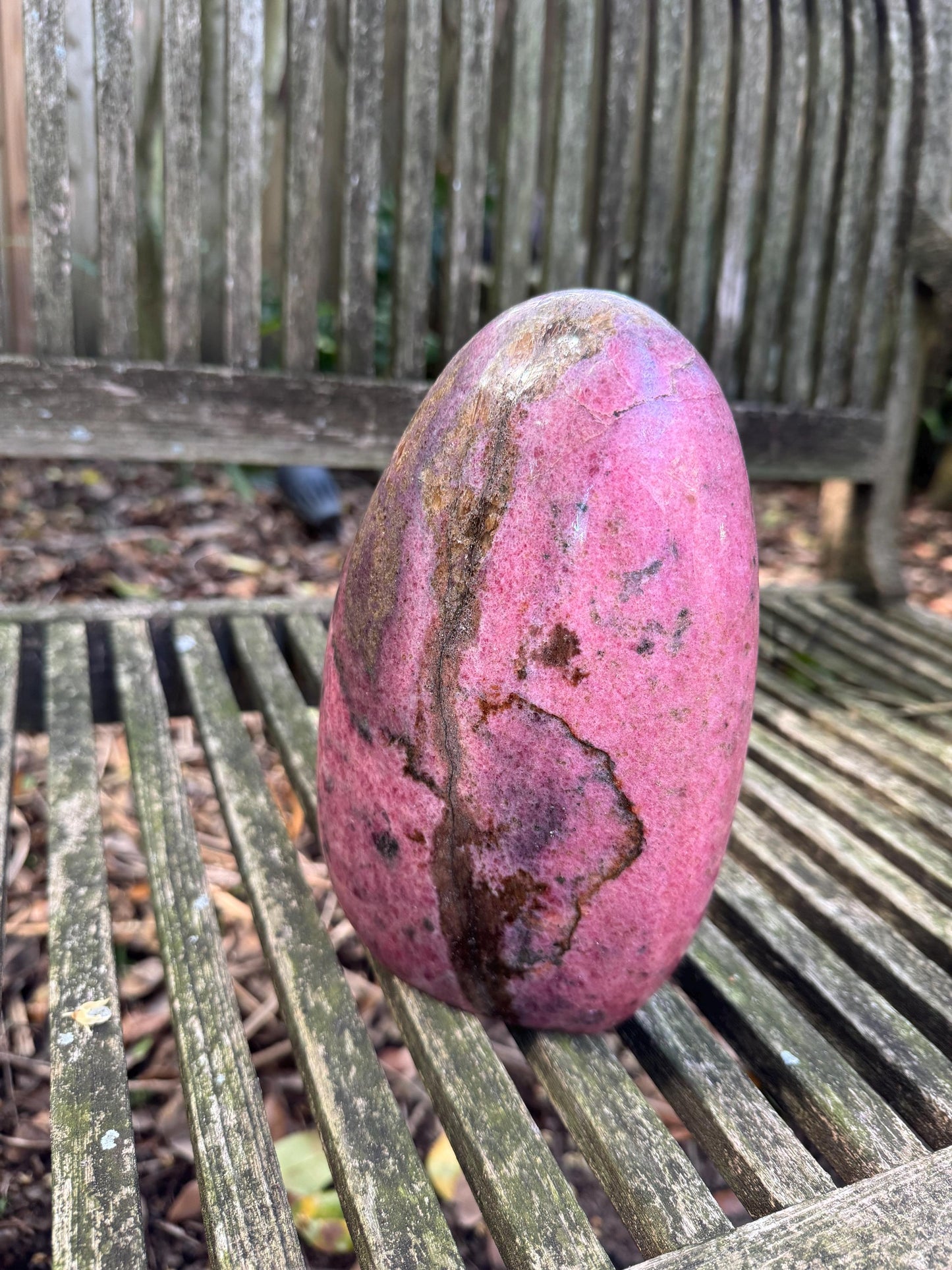 Polished Rhodonite Freeform Specimen 4072g 8lbs 15.7oz From Madagascar Mineral Crystal