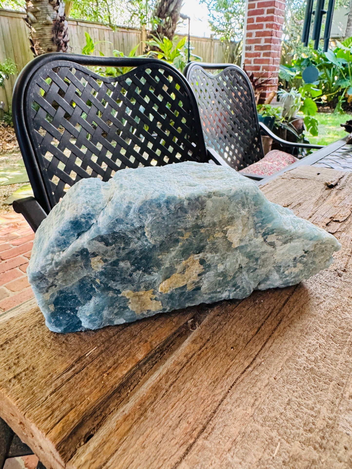 Aquamarine/Beryl Crystal from Minas Gerais Brazil 1698g 3lbs 12oz Specimen Mineral Crystal