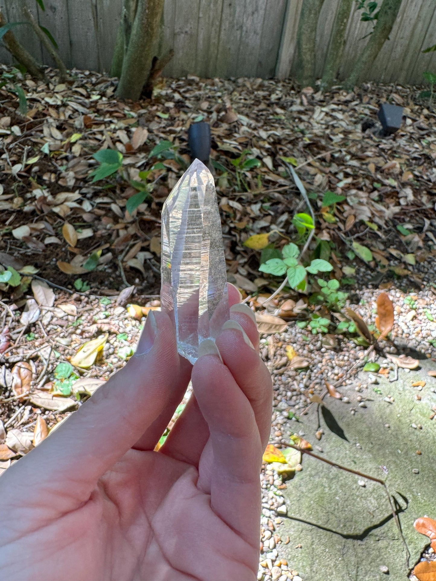 Stunning Columbian Lemurian Optical Quartz Point 32g Specimen