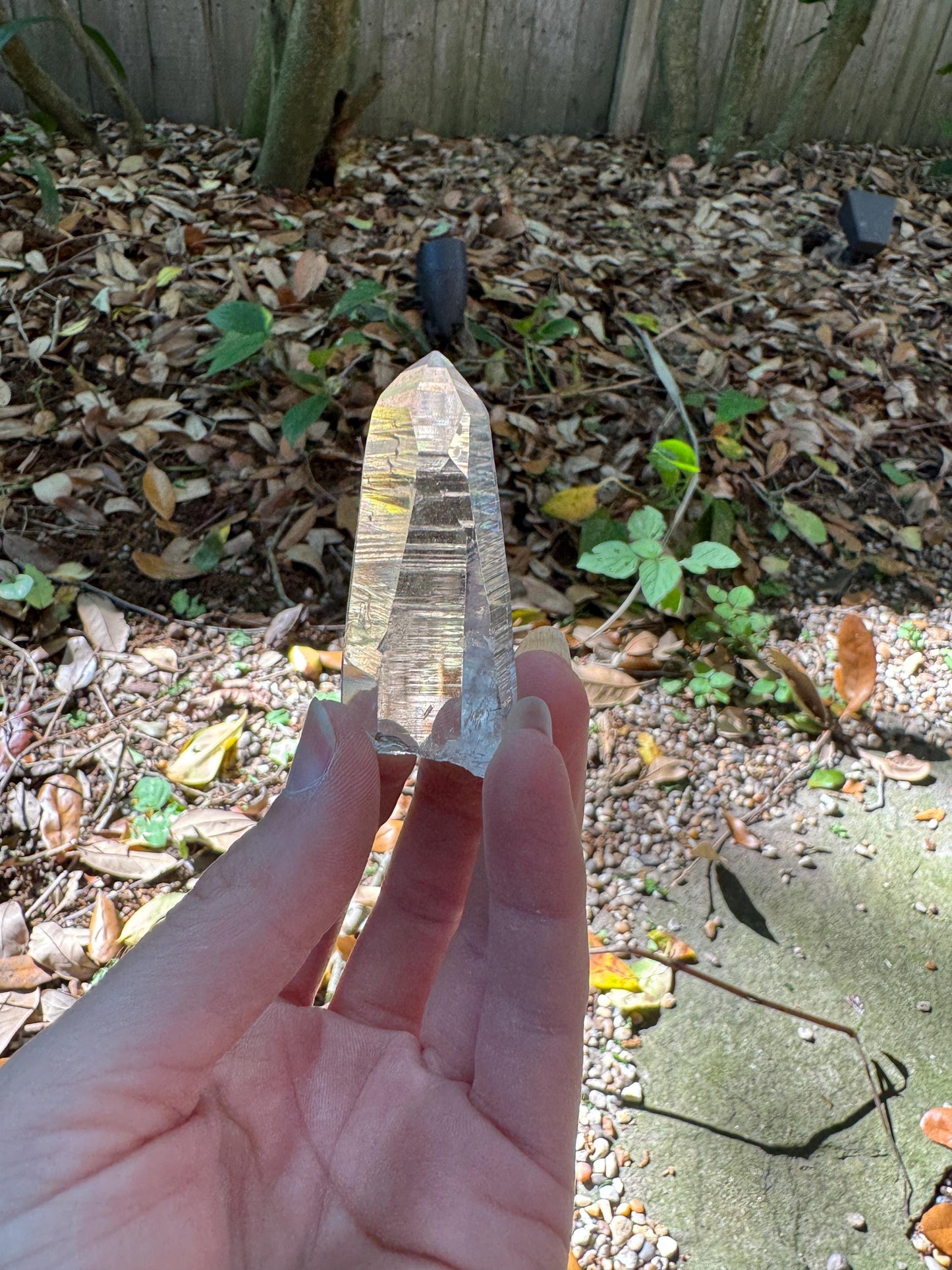 Stunning Columbian Lemurian Optical Quartz Point 32g Specimen