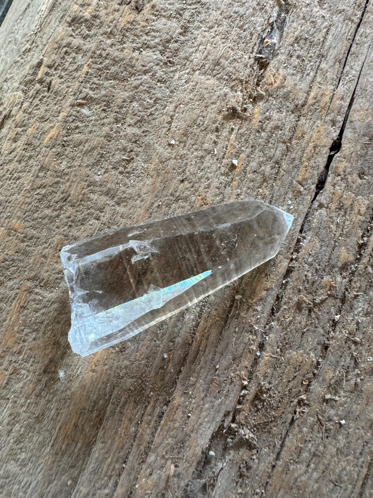Stunning Columbian Lemurian Optical Quartz Point 32g Specimen