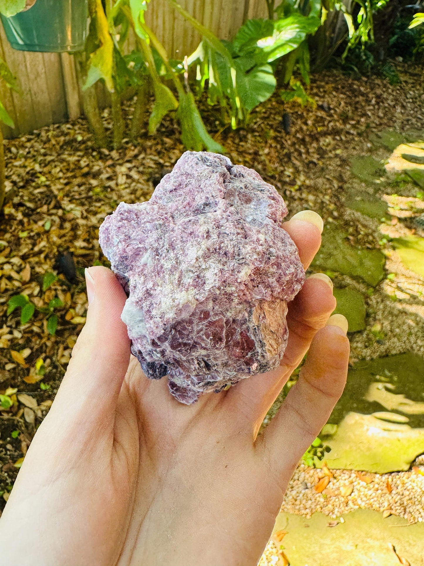 Beautiful Raw Lepidolite Specimen From Brazil 230g Mineral