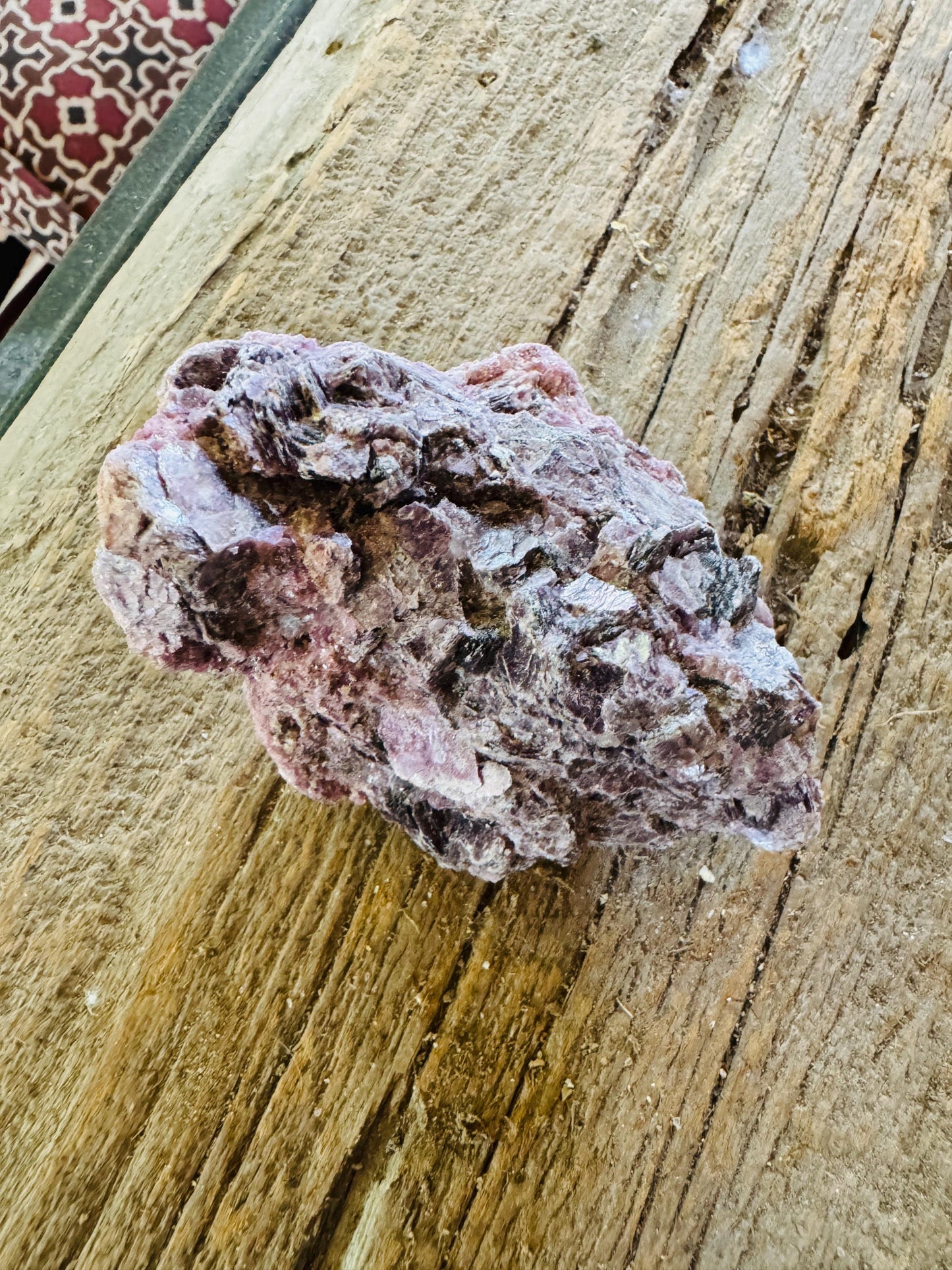 Beautiful Raw Lepidolite Specimen From Brazil 230g Mineral