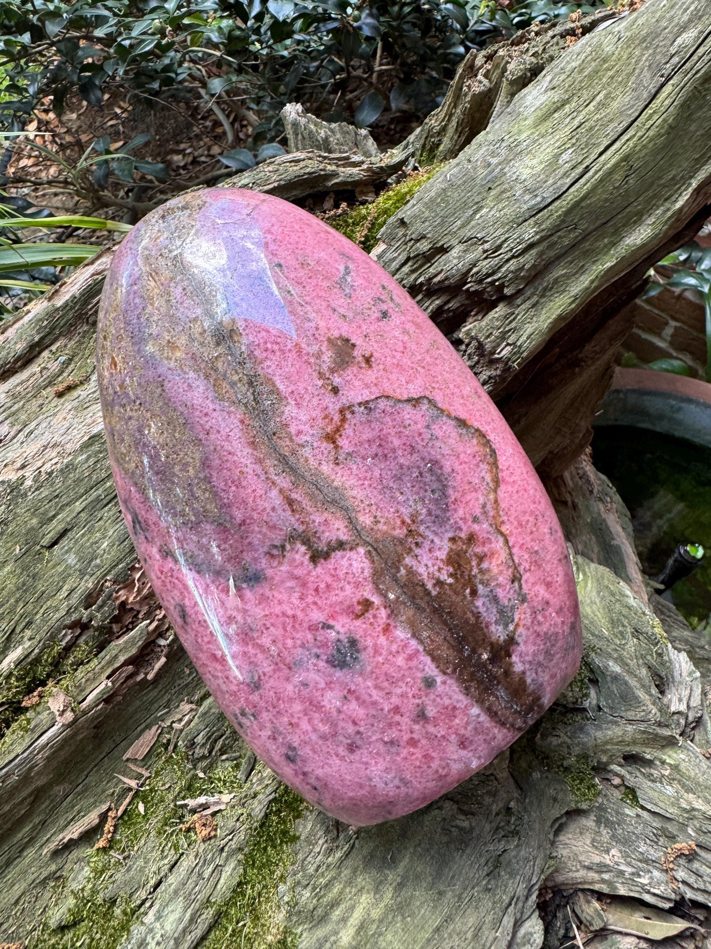 Polished Rhodonite Freeform Specimen 4072g 8lbs 15.7oz From Madagascar Mineral Crystal