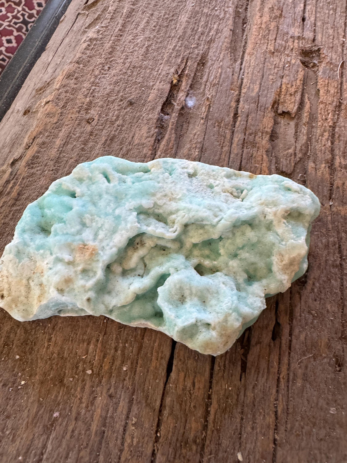 Raw Blue Aragonite Specimen From Afghanistan 216.9g Crystal Mineral