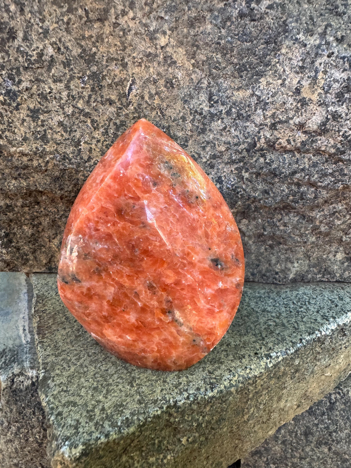 Orange Teardrop from Brazil 364g Specimen Mineral Crystal