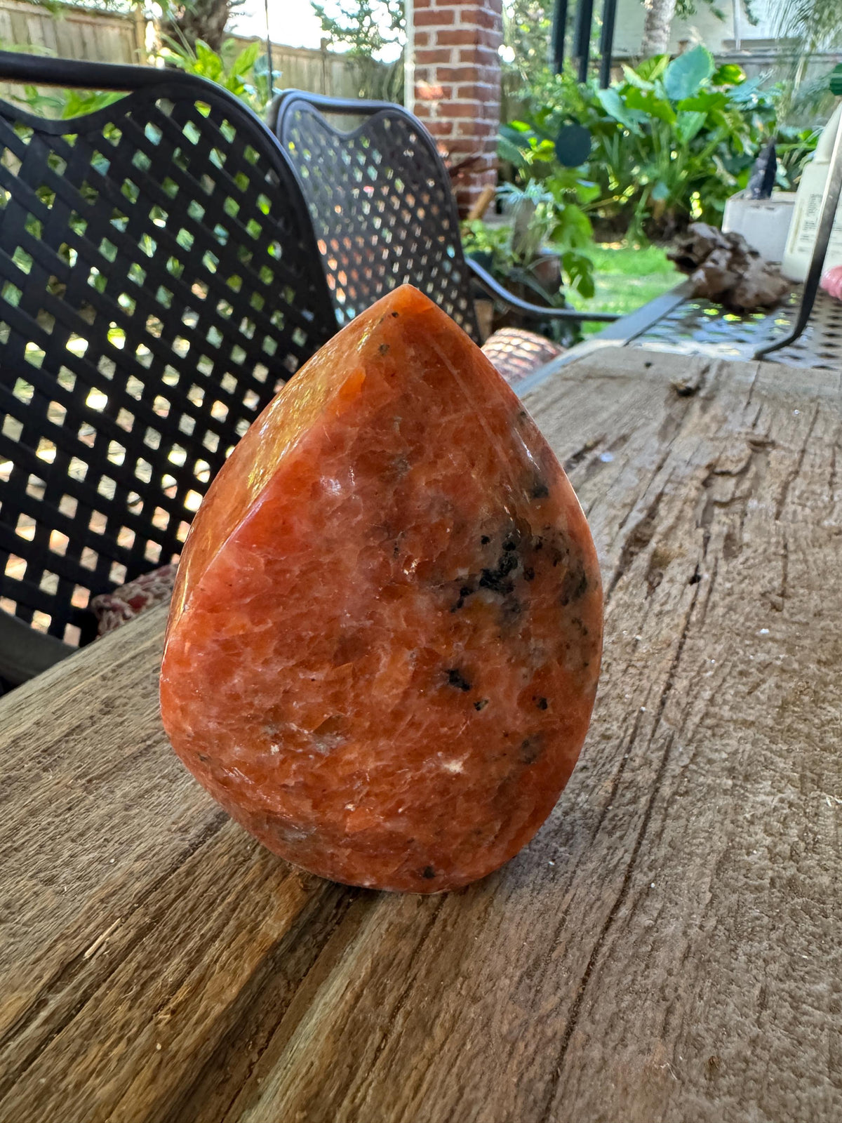 Orange Teardrop from Brazil 364g Specimen Mineral Crystal