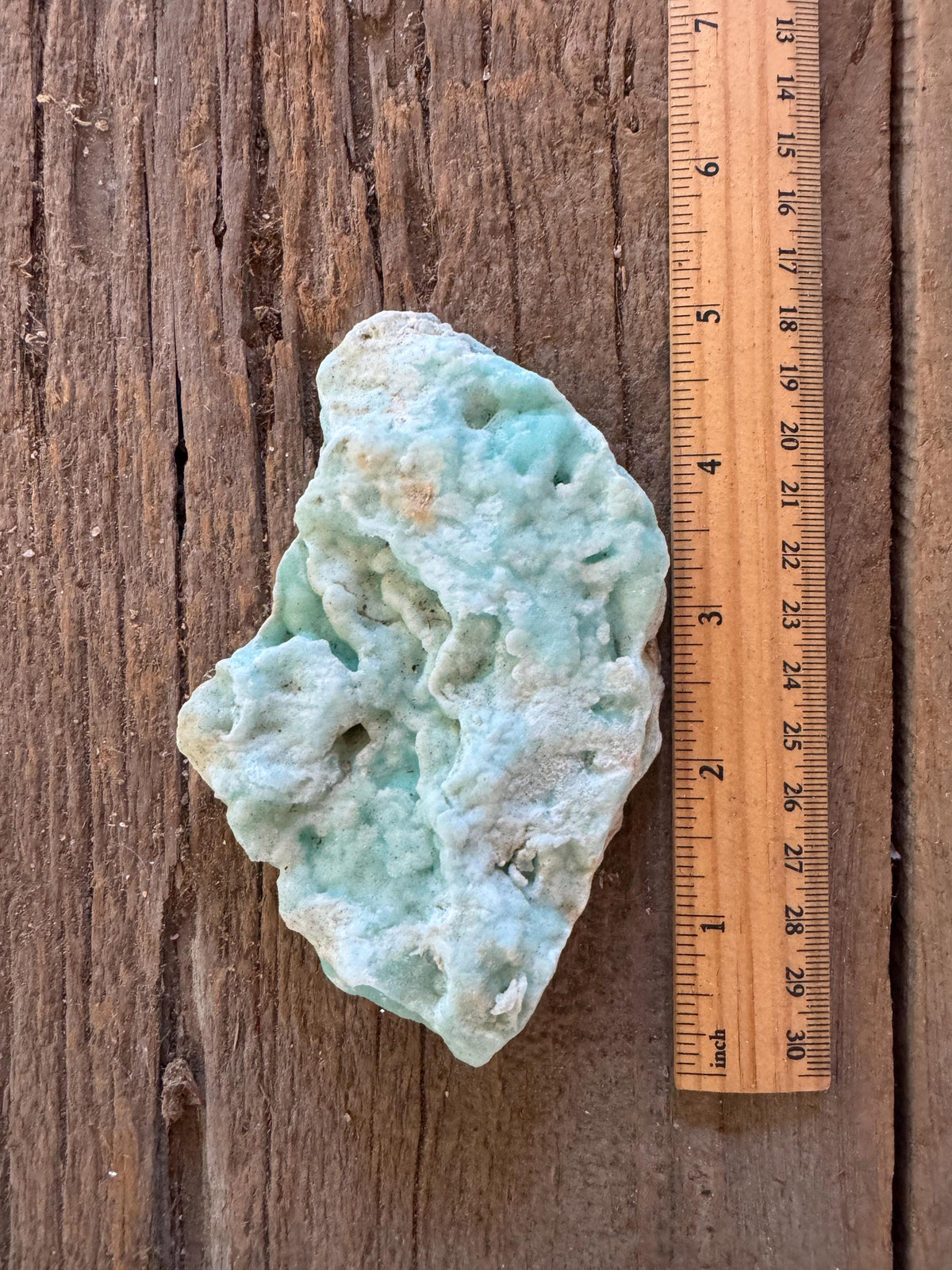 Raw Blue Aragonite Specimen From Afghanistan 216.9g Crystal Mineral
