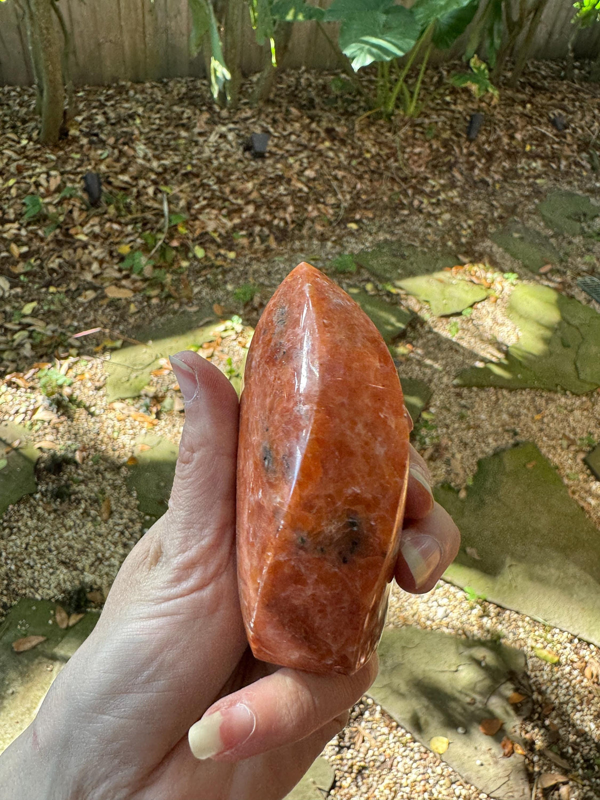 Orange Teardrop from Brazil 364g Specimen Mineral Crystal