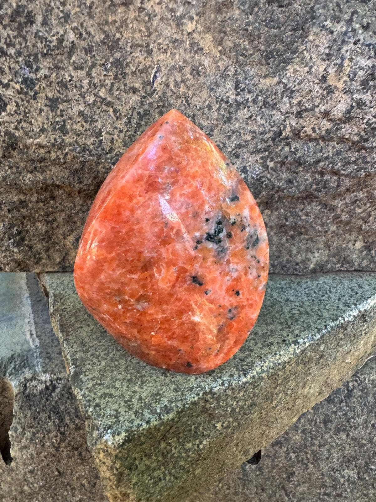 Orange Teardrop from Brazil 364g Specimen Mineral Crystal
