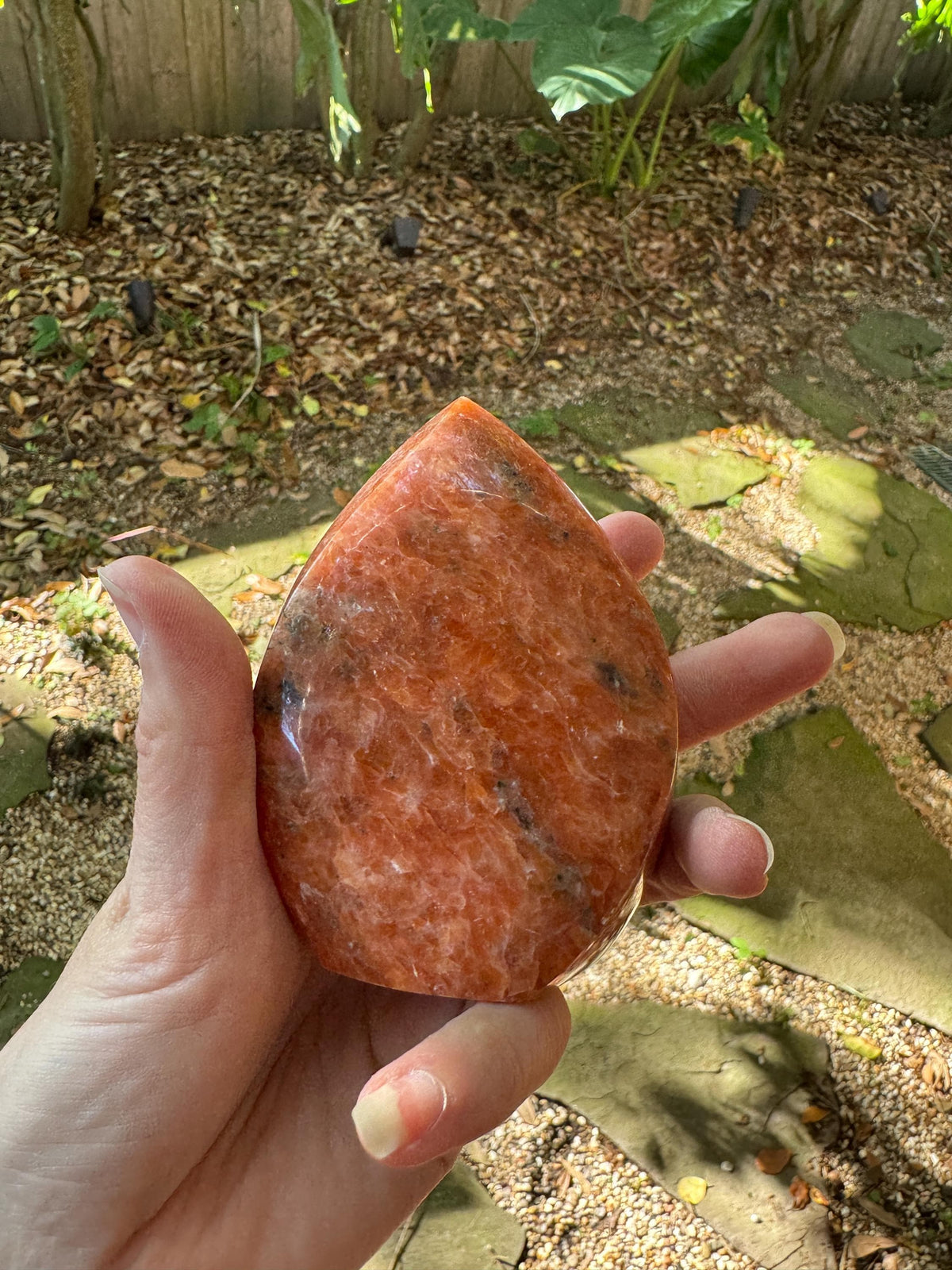 Orange Teardrop from Brazil 364g Specimen Mineral Crystal