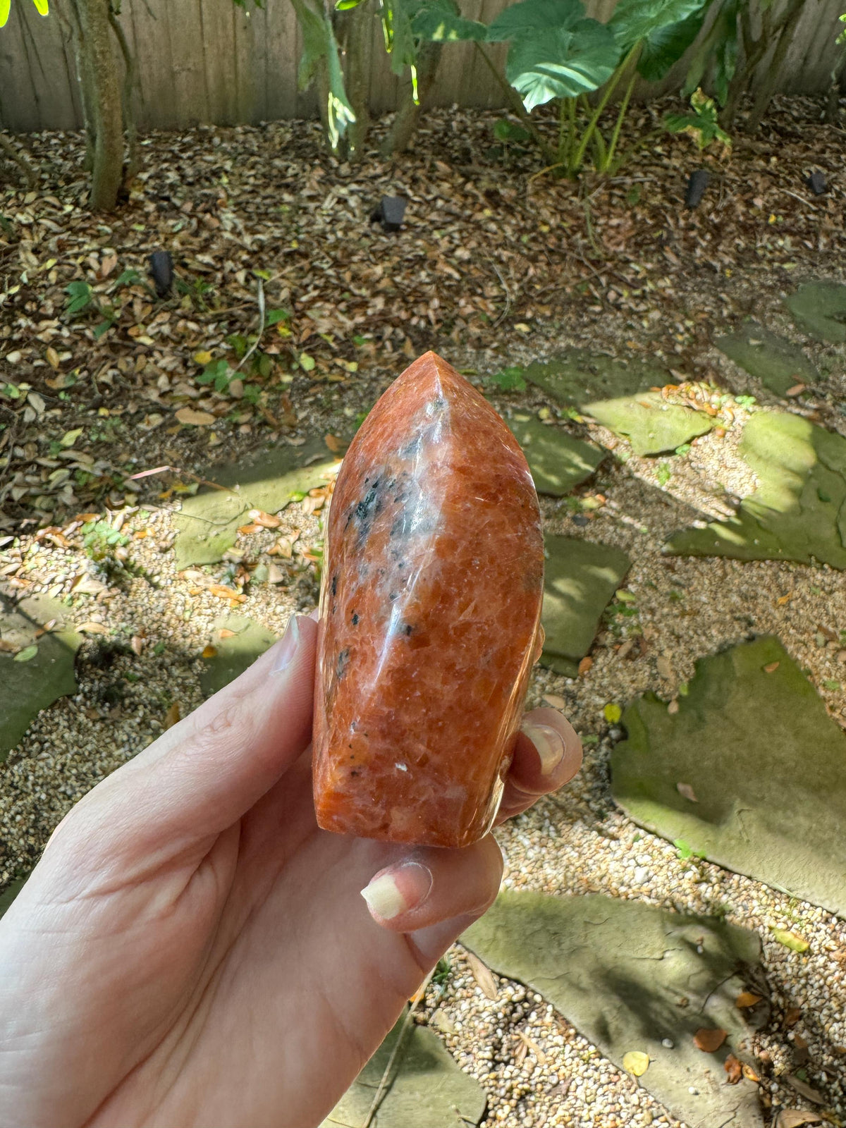 Orange Teardrop from Brazil 364g Specimen Mineral Crystal