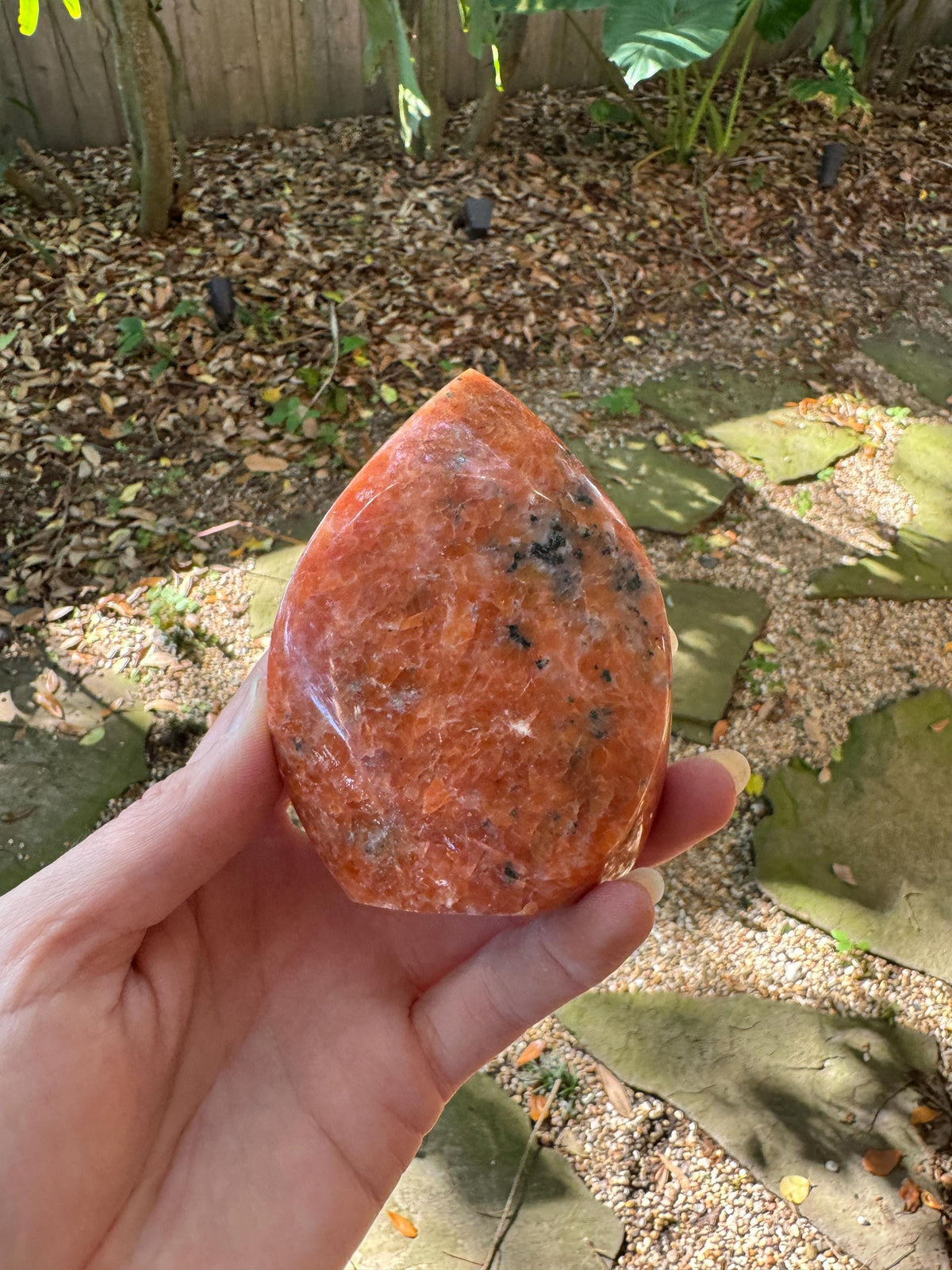 Orange Teardrop from Brazil 364g Specimen Mineral Crystal