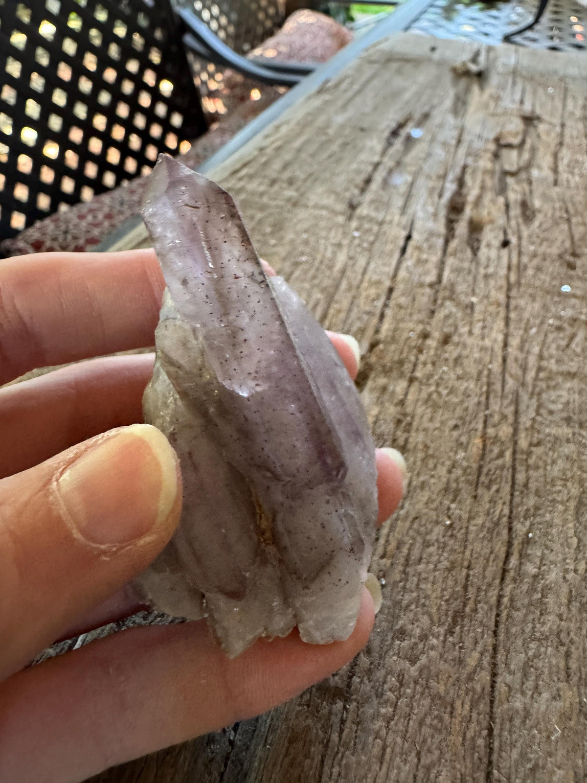 SHANGAAN Amethyst Quart with Specimen 65g with inclusions from Zimbabwe Mineral