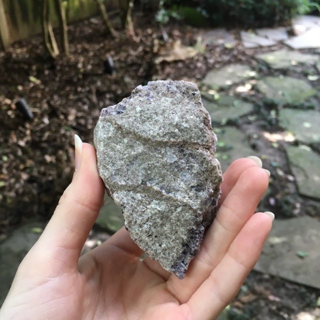 Deep Purple Cubic Fluorite and Calcite Specimen from Mina Esperanza 275g, Mexico