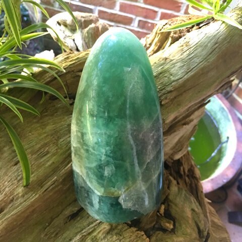 Large Polished Green Teal and Purple Fluorite Free Form Display From Madagascar 5lb 13.4oz 2650g