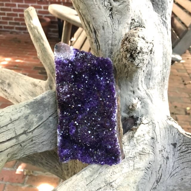 Self Standing Uruguay Amethyst W/Hematite 865g Specimen