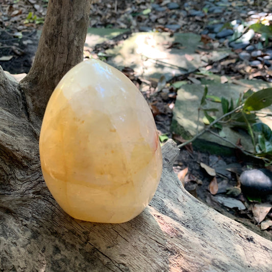 Yellow Golden Healer/Hematoid Quartz Free Form 700g From Madagascar With Hematite