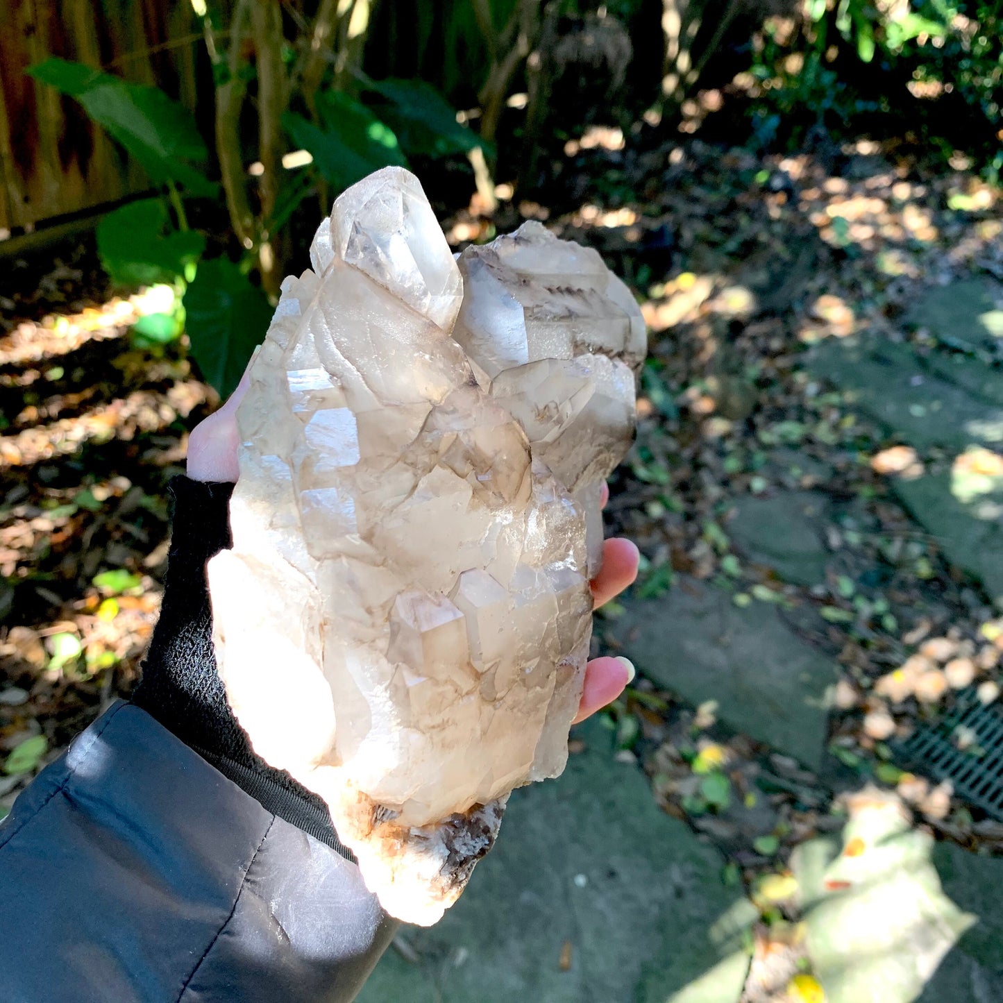 Smokey Elesital Quartz Specimen With Albite and Mica from Minas Gerais Brazil, 1820g 4lbs