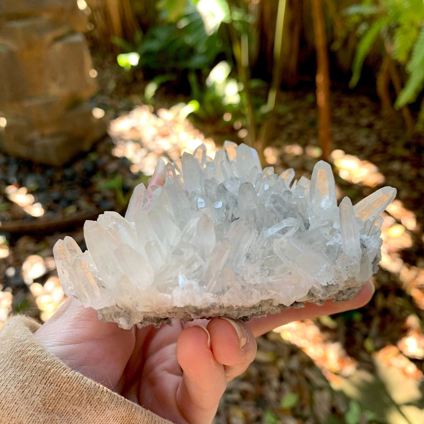 Beautiful Quartz Cluster Specimen From Mundo Nuevo, Peru 296.5g