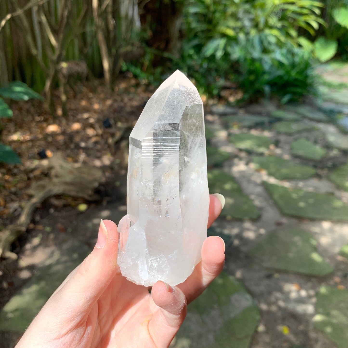Semi Water Clear Quartz Point From Mount. Ida Montgomery Co, Arkansas 236g Specimen