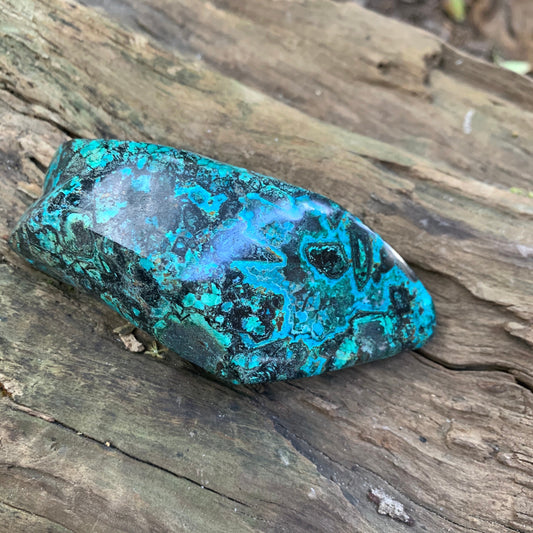 Polished Malachite and Chrysocolla 207.8g Specimen from Arizona