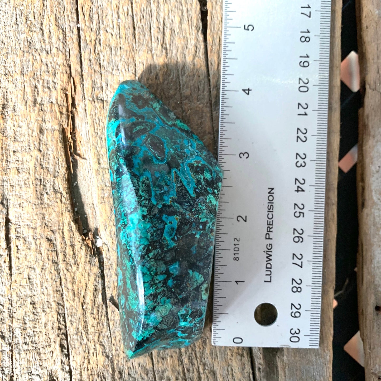 Polished Malachite and Chrysocolla 207.8g Specimen from Arizona