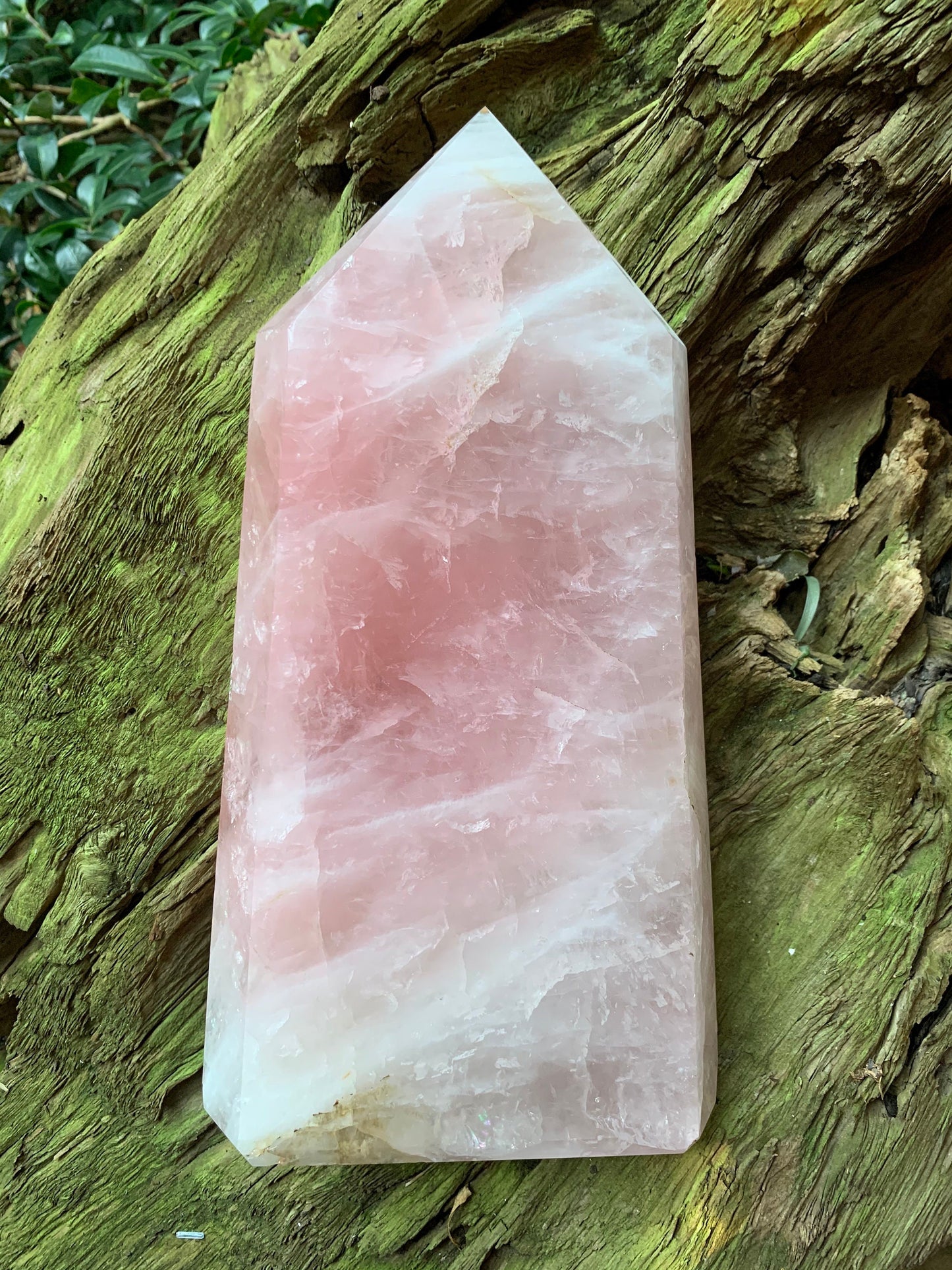 Polished Rose Quartz Tower, From Minas Gerais, Brazil, 2480g 5lbs 7.4oz Crystal, Specimen