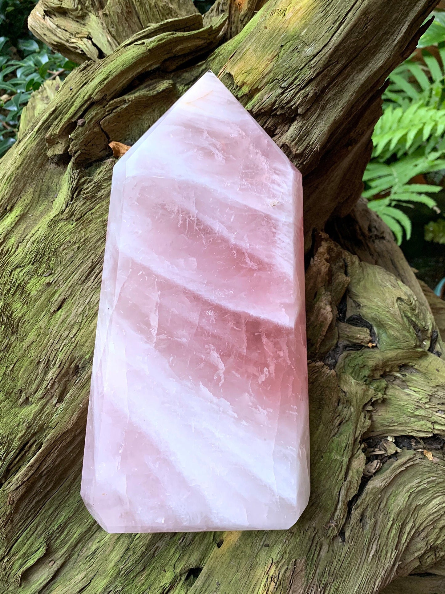 Polished Rose Quartz Tower, From Minas Gerais, Brazil, 2480g 5lbs 7.4oz Crystal, Specimen