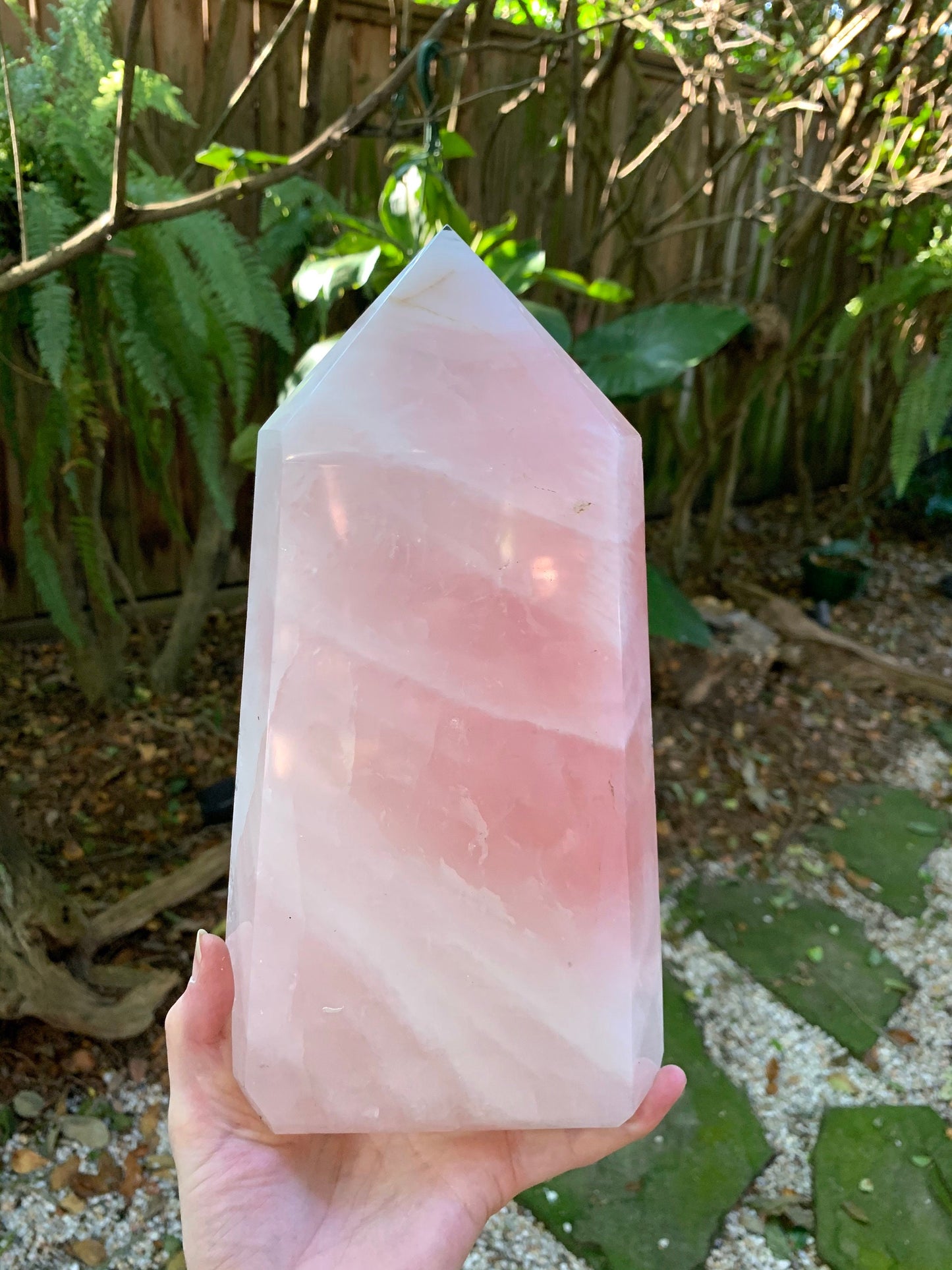 Polished Rose Quartz Tower, From Minas Gerais, Brazil, 2480g 5lbs 7.4oz Crystal, Specimen